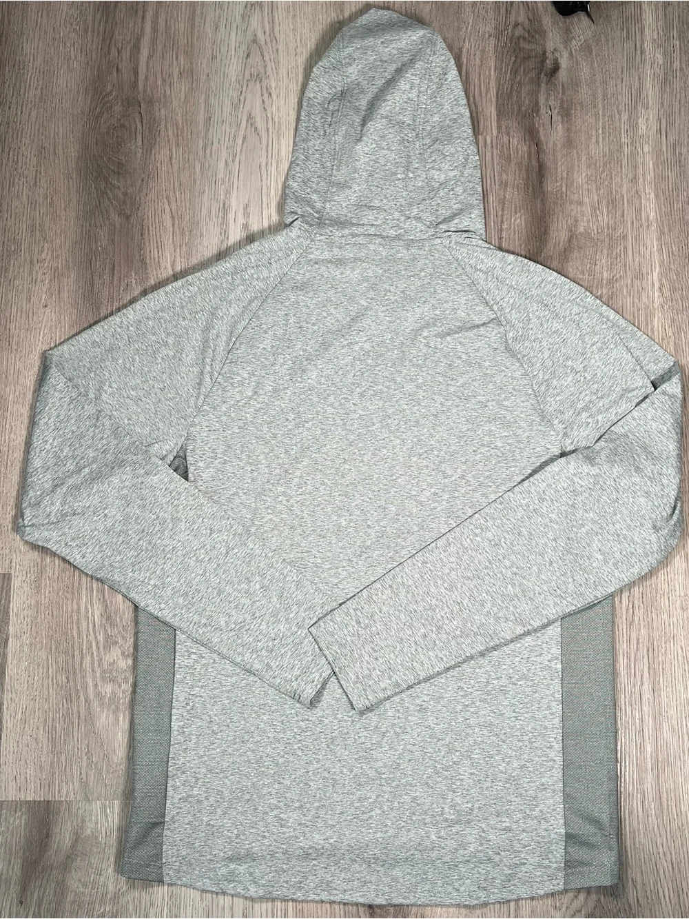 New Holderness & Bourne Dunbar Pullover Mens M Heathered Ivy Gray Golf Hoodie